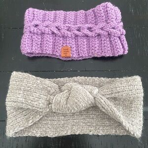 Two Winter Head Warmers